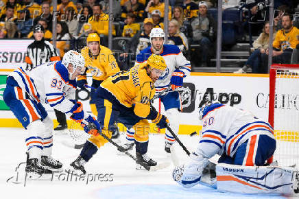 NHL: Edmonton Oilers at Nashville Predators