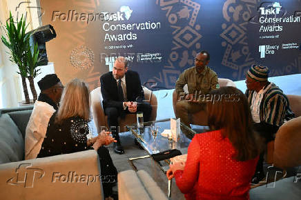 Britain's Prince William attends the ceremony for 12th annual Tusk Conservation Awards, in London