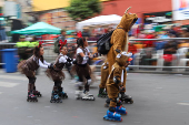 Desfile navideo en La Paz Bolivia