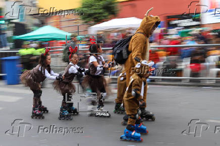 Desfile navideo en La Paz Bolivia