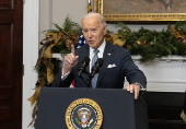 US President Biden delivers remarks on the situation in Syria