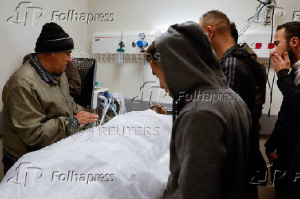 Body of Hussien Khdoer, who was killed by Israeli forces, in Jenin