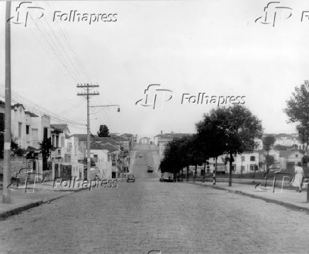 So Paulo Anos 50: vista da rua