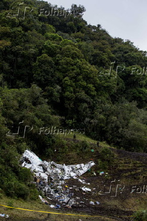Tragdia da Chapecoense - Local da queda do avio em La Unin