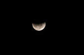 Eclipse lunar em Curitiba