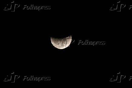 Eclipse lunar em Curitiba