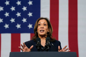 Democratic presidential nominee and U.S. VP Kamala Harris travels to Michigan