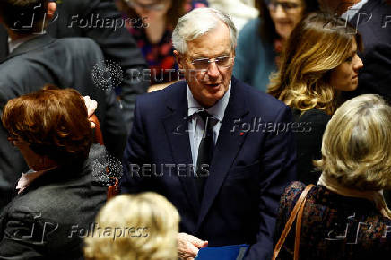 Questions to the government session at the National Assembly in Paris