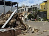 Aftermath of the Cyclone Chido, in Mayotte