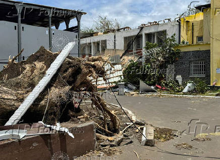 Aftermath of the Cyclone Chido, in Mayotte