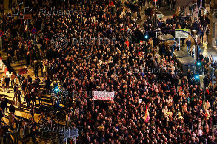 Protesters in Valencia call for regional leader Mazon to resign, in Valencia