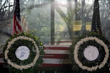 Funeral procession for former US president Jimmy Carter