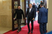 Ukrainian President Volodymyr Zelensky visits Warsaw