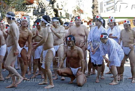 Ice bath purification ceremony at Kanda Myojin Shrine