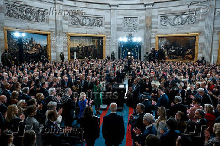 Inauguration ceremony for Trump's second presidential term