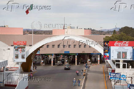 Border crossing between Nogales, Arizona, U.S. and Nogales, Sonora, Mexico