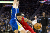 NBA: Portland Trail Blazers at Golden State Warriors