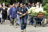 Enterro do policial Antnio da Gama,