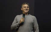 O apresentador da TV Globo Luciano Huck participa de evento em SP