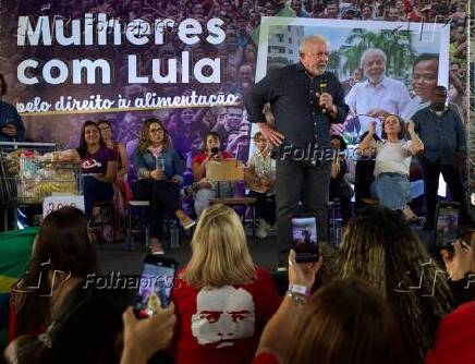 Lula durante encontro com mulheres na Brasilndia, na zona norte de SP