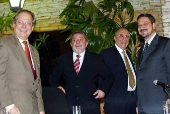 Lula entre os recm-anunciados ministros