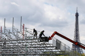 Olympic venues under construction in Paris for 2024 Summer games