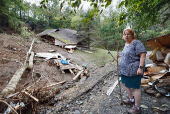 Aftermath of Tropical Storm Helene in Boone, North Carolina