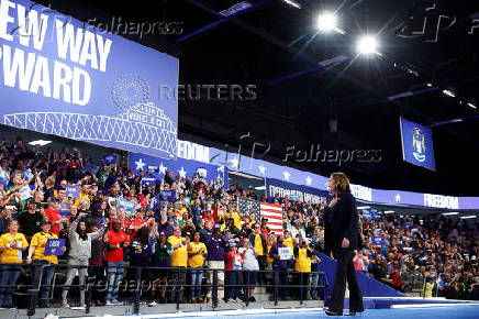 Democratic presidential nominee VP Kamala Harris travels to Michigan