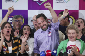 Boulos chega ao Clube Piratininga aps resultado das eleies