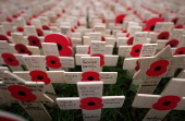 Field of Remembrance at Westminster Abbey in London