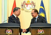 Vietnam's communist party general secretary To Lam visits Malaysia