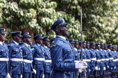 Guardia de honor tras la llegada del presidente William Ruto al Parlamento para su discurso anual sobre el estado de la nacin