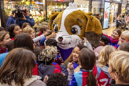 Unveiling of the UEFA Women's EURO 2025 mascot in Geneva