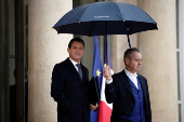 Weekly cabinet meeting at the Elysee Palace in Paris