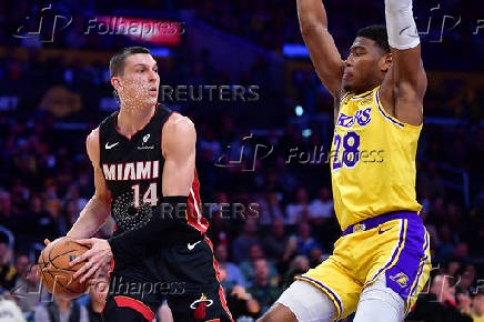 NBA: Miami Heat at Los Angeles Lakers