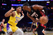 NBA: Miami Heat at Los Angeles Lakers