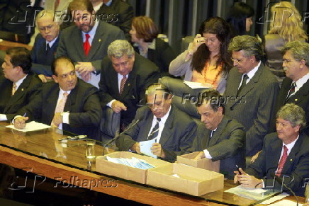 Contagem de votos da urna durante