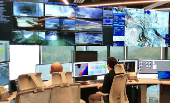 A general view of Anglo American's Integrated Remote Operation Center (IROC) in Santiago