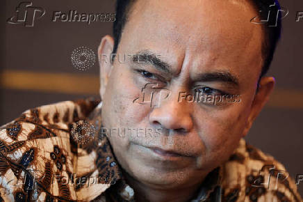 Indonesia's Minister of Communication and Informatics Budi Arie Setiadi attends an interview in Jakarta