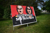 Election campaign poster