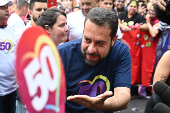 Caminyada com Boulos, Marta e Lula na Av. Paulista