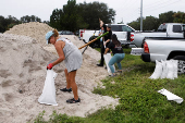 Preparations for Tropical Storm Milton, in Seminole, Florida