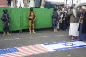 Anti-US and Israel protest in Sana'a