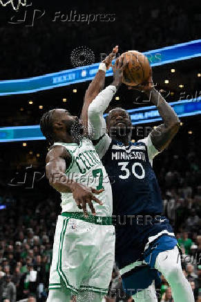 NBA: Minnesota Timberwolves at Boston Celtics