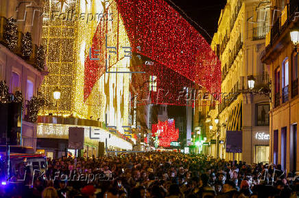 Encendido de las luces de Navidad en Madrid