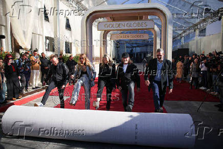 Red carpet rollout ahead of the Golden Globes