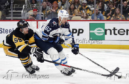 Folhapress - Fotos - NHL: Winnipeg Jets At Pittsburgh Penguins