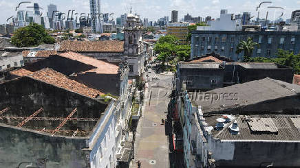 Rua da abandonada no Recife