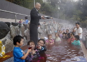 2024 Beaujolais Nouveau wine release event at hot spring in Hakone