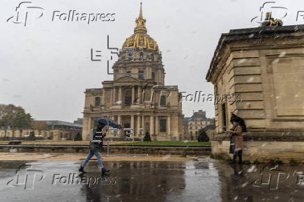 Ile-de-France on orange alert due to snow fall